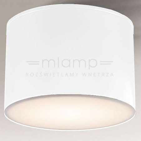 Plafon LAMPA sufitowa SUWA 7075 Shilo natynkowa OPRAWA downlight okrągły biały