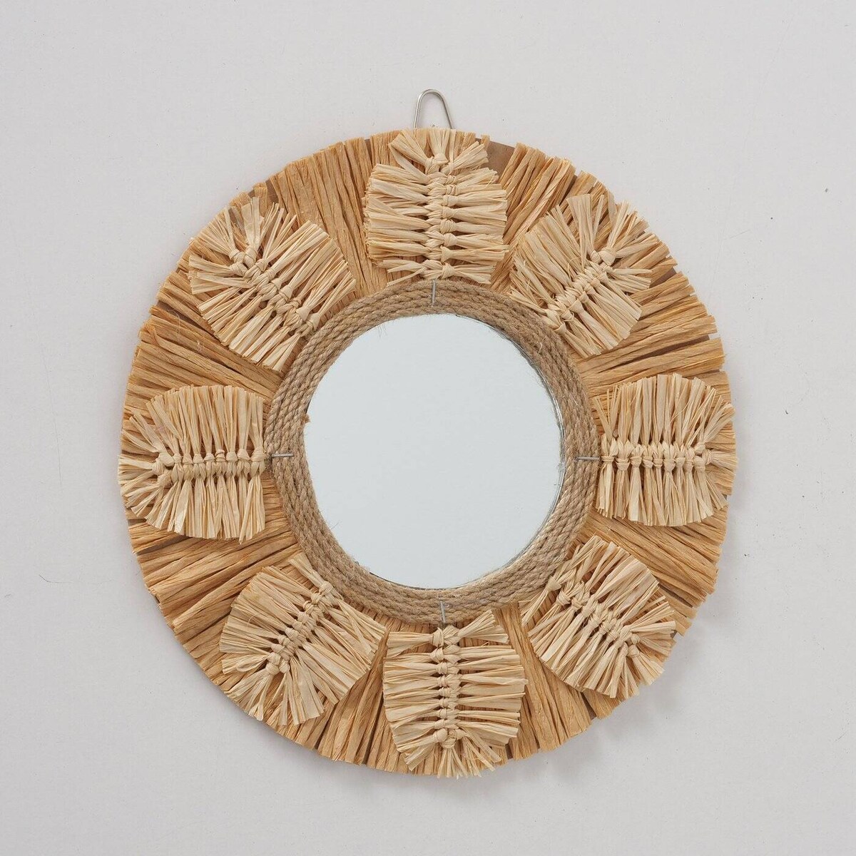 Zestaw 3 luster okrągłych boho CHTISTOS