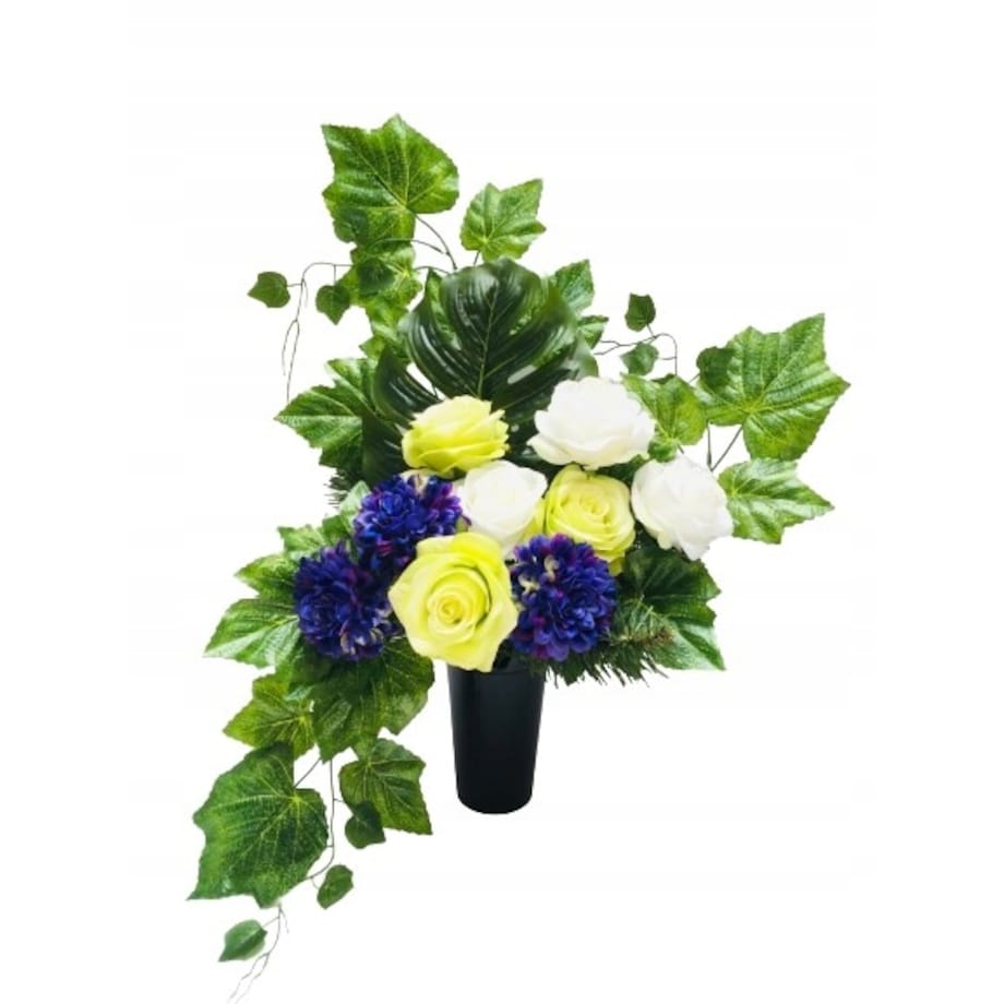 GOTOWY STROIK RÓŻA mamy wkład do flakonu wazonu wiązanka na cmentarz KWIATY