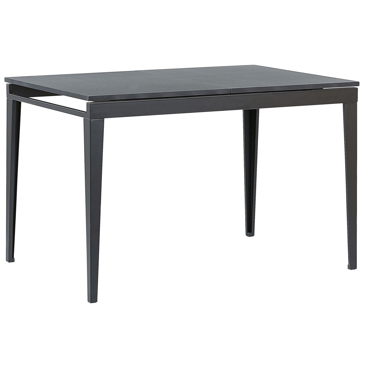 Stół do jadalni rozkładany 120/160 x 80 cm czarny NORLEY