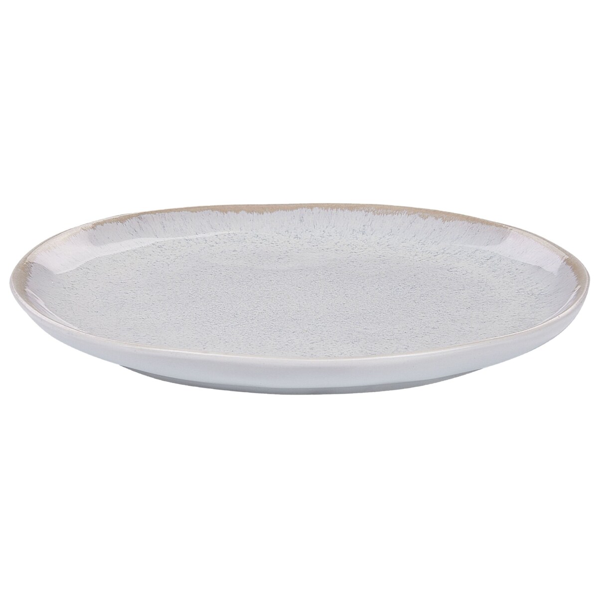 16-częściowy zestaw naczyń z kamionki jasnoszary SESAME