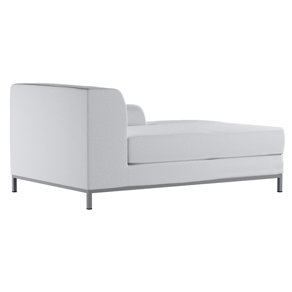 Pokrowiec na szezlong prawostronny Kramfors, biała bukla, Szezlong prawostronny Kramfors, Boucle Teddy