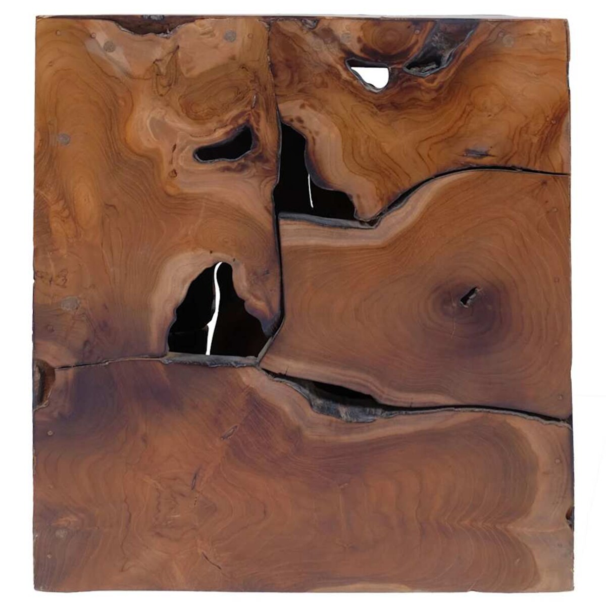 vidaXL Stołek, lite drewno tekowe