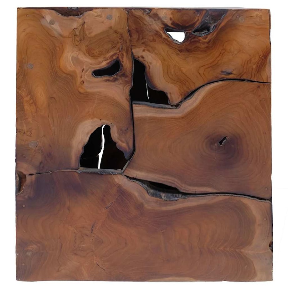 vidaXL Stołek, lite drewno tekowe