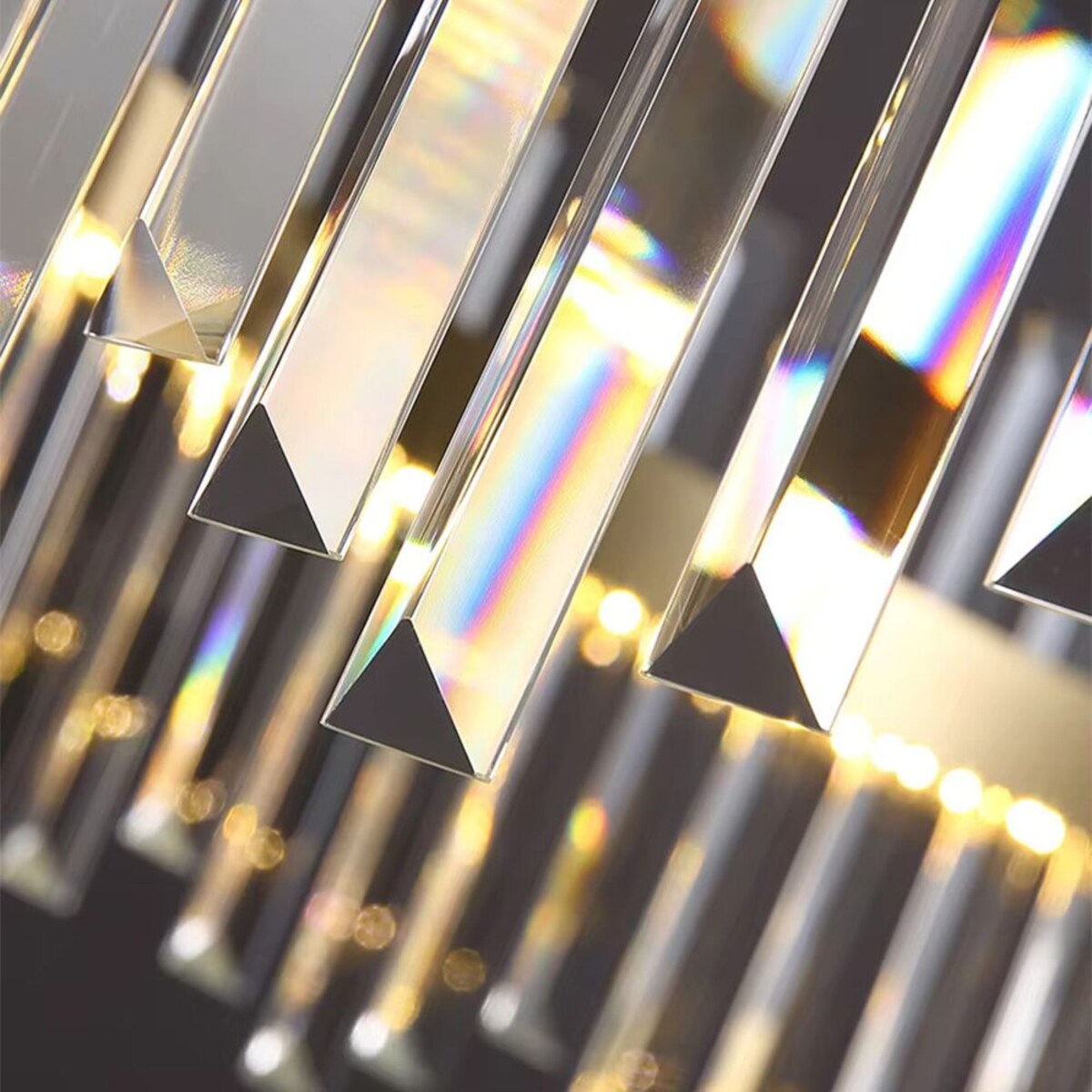 Lampa sufitowa wisząca kryształowa LED APP1514-CP80 Chrom