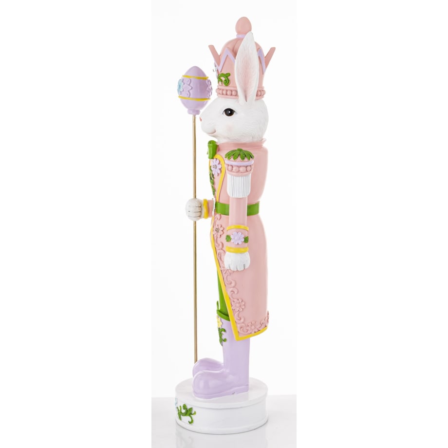 Figurka - Króliczka w różowym mundurku 62x17,5x14,5 cm SOLDATA-2 LED