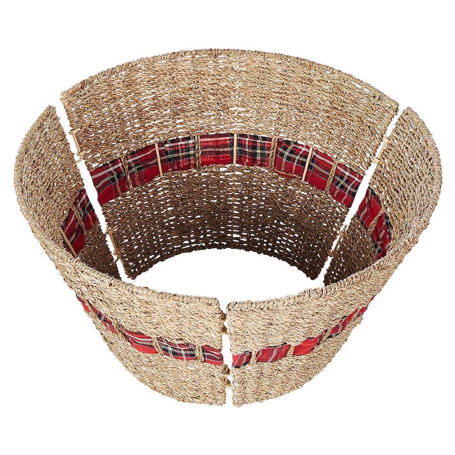 Osłonka pod choinkę MARCHE Trawa morska Naturalny 50 cm