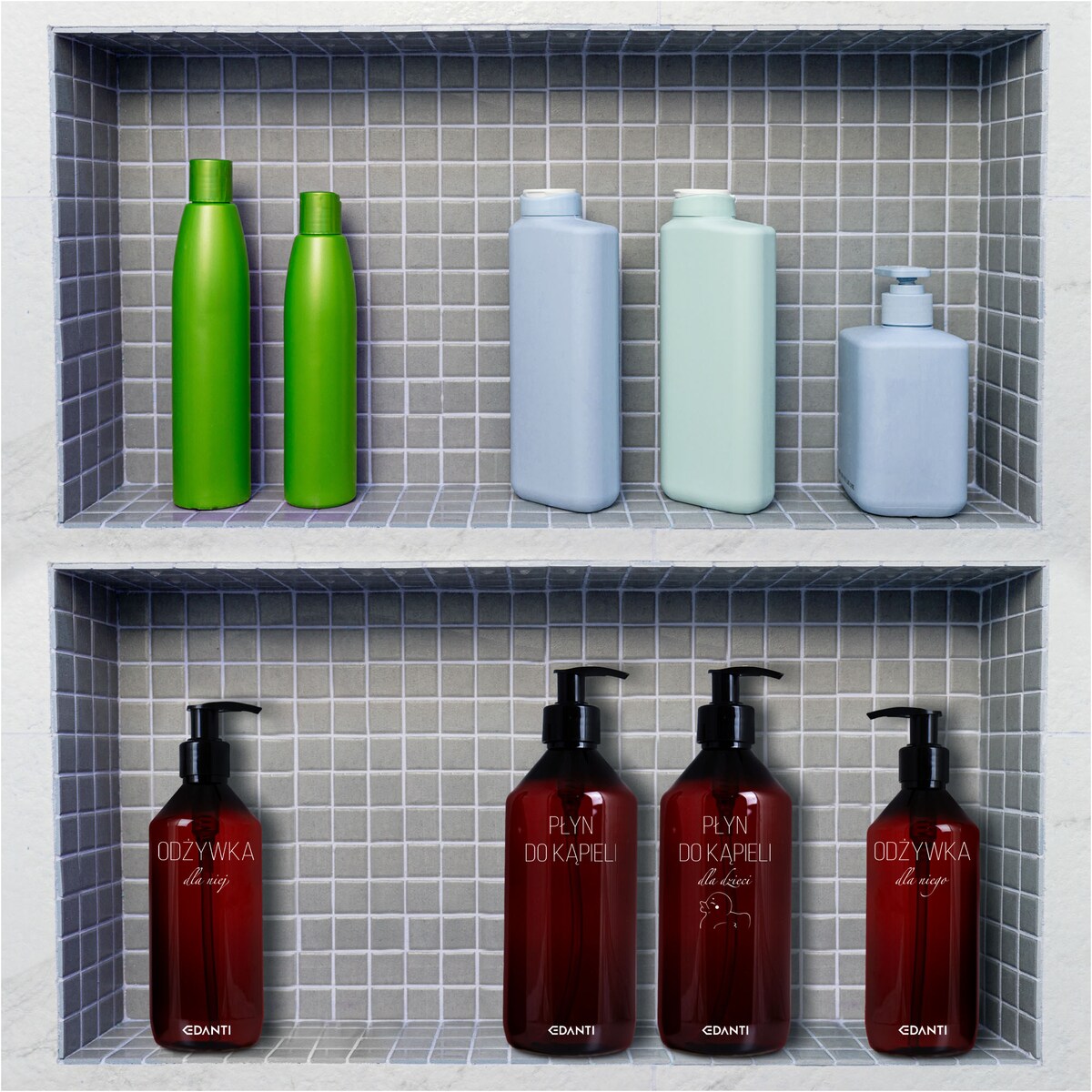 Butelka Z Pompką Dozownikiem Płyn Do Kąpieli 500 Ml Wielokrotnego Użytku Wielorazowa