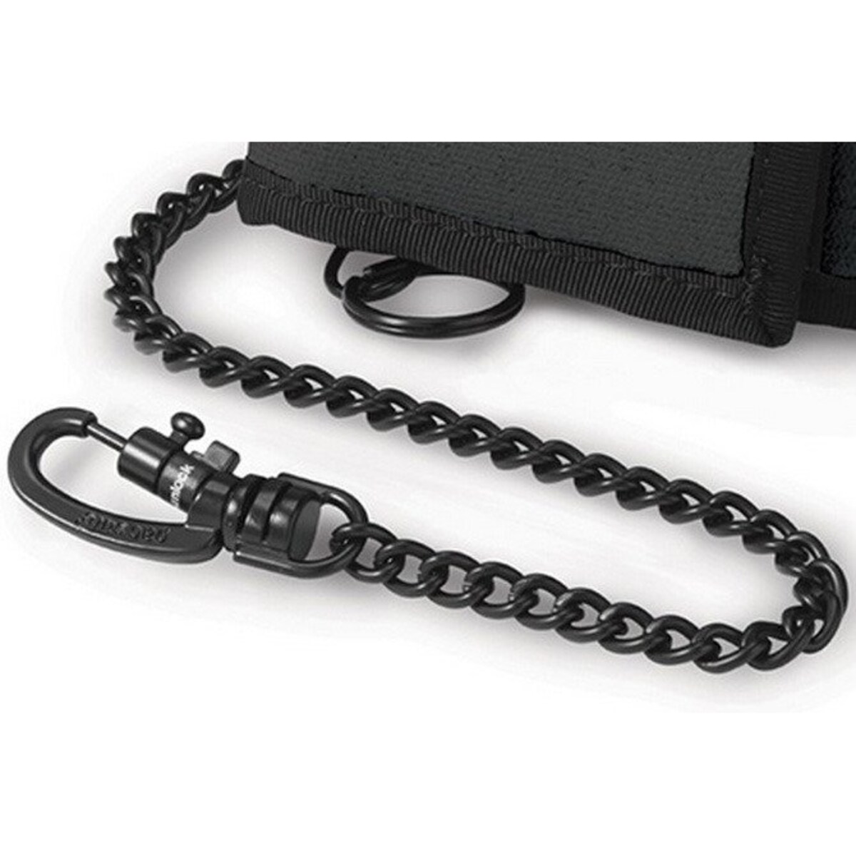 Portfel antykradzieżowy z technologią RFIDsafe i karabińczykiem Pacsafe Z100 - czarny