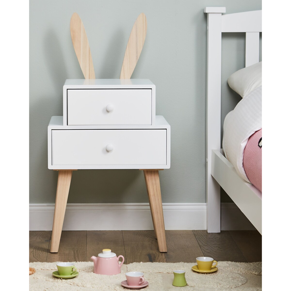 Szafka nocna biała BANKS