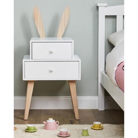 Szafka nocna biała BANKS
