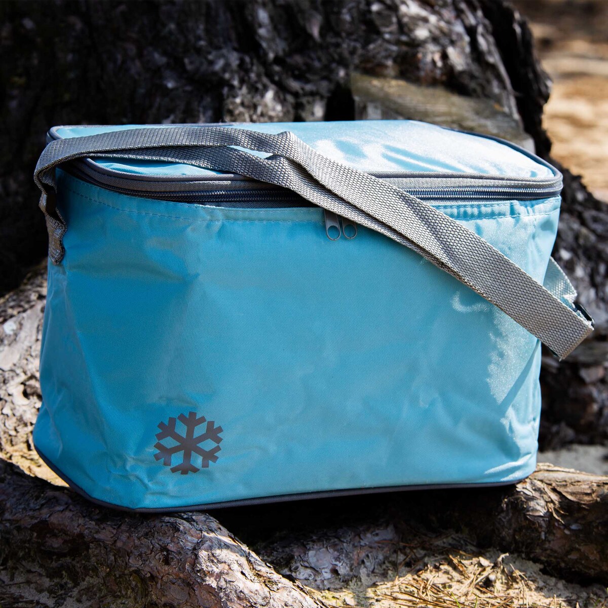 Torba Termiczna Izolacyjna Turystyczna Na Plażę Piknik Lunch Obiad 8 L Niebieski