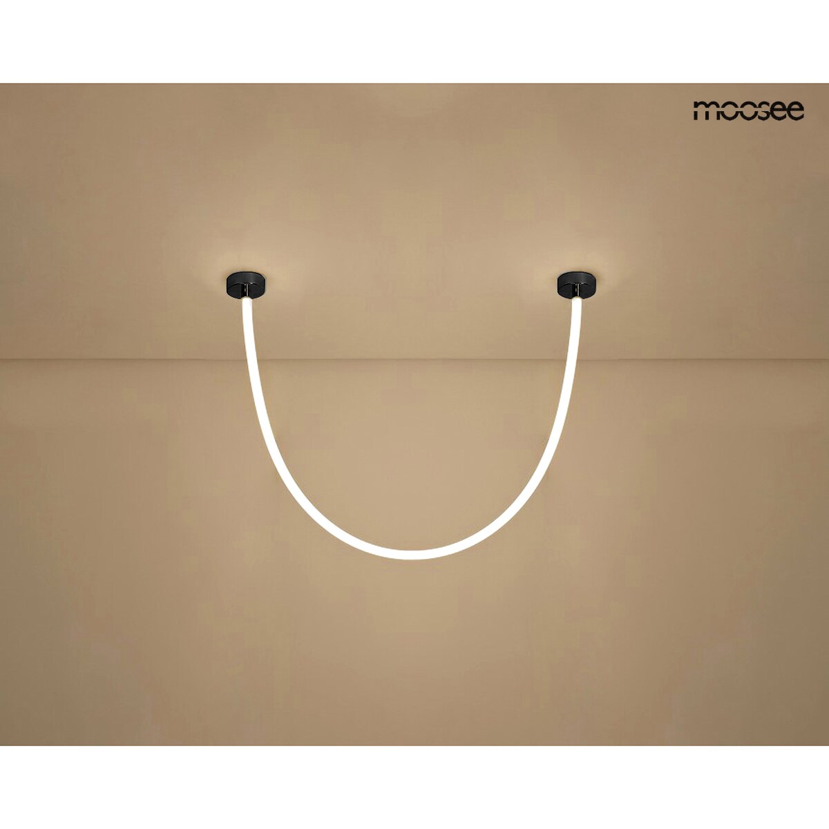 MOOSEE lampa wisząca LASSO 200 Smart czarna