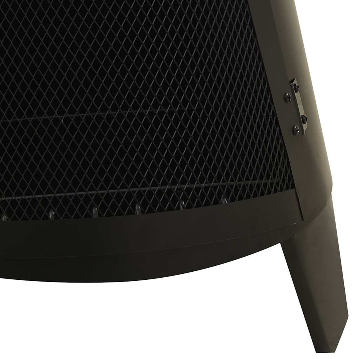 vidaXL Piecyk ogrodowy z pogrzebaczem, 38x38x122 cm, stalowy