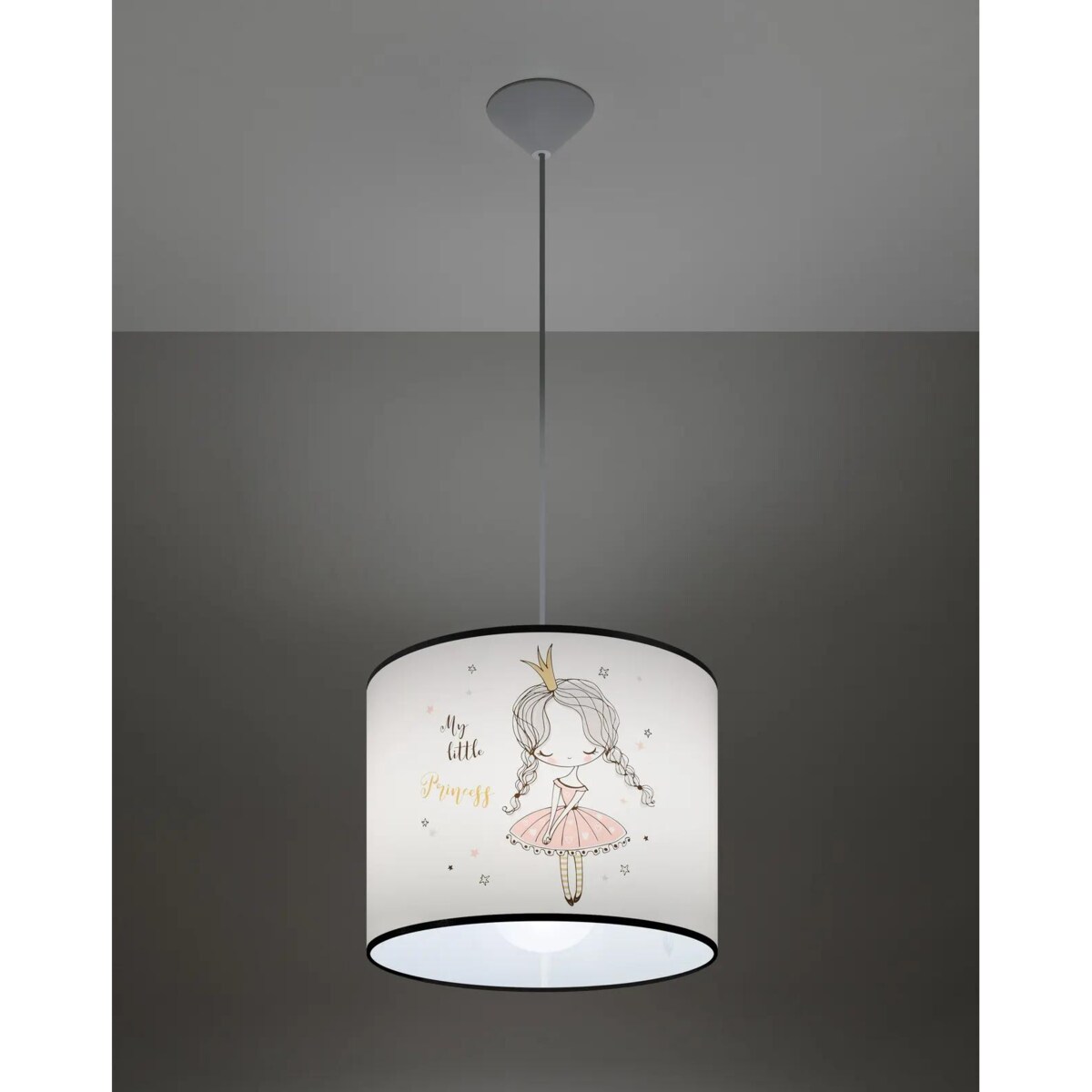 Lampa wisząca PRINCESS 30 biała