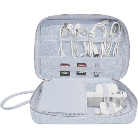 Etui na ładowarki i słuchawki Stackers Pebble lawendowe