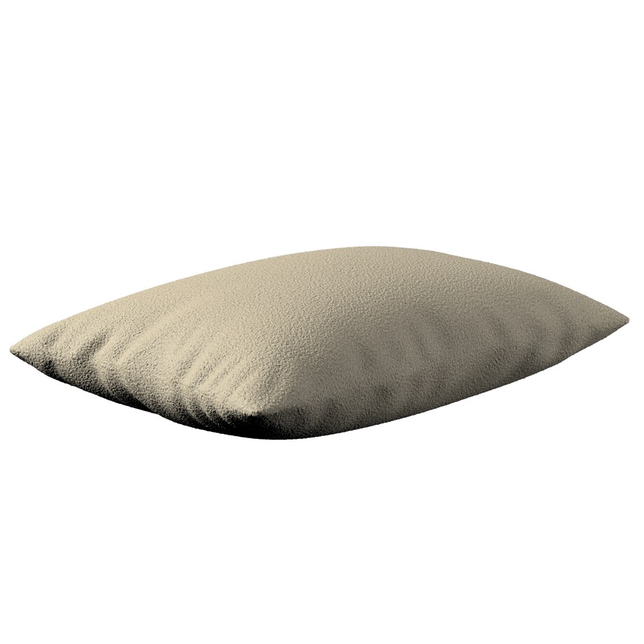 Poszewka Kinga na poduszkę prostokątną 60x40 jasno beżowa bukla