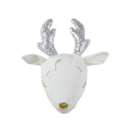 Pluszowa dekoracja ścienna sarenka biała SUZY