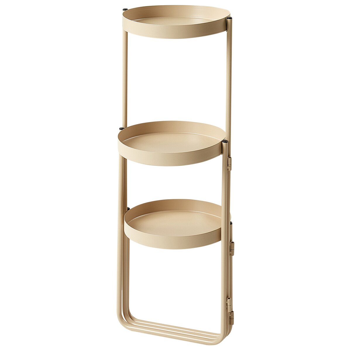 Kwietnik FRAGARIA Metal 42 cm Beżowy