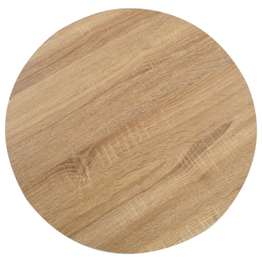 vidaXL Stolik bistro, jasnobrązowy, 60 cm, MDF