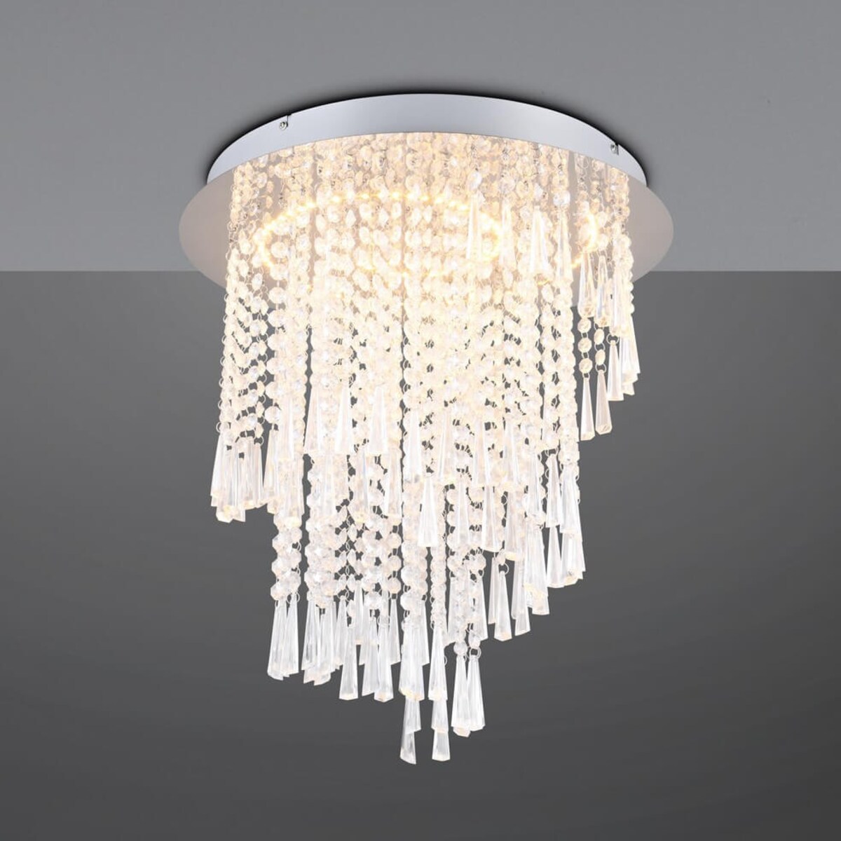 Przysufitowa lampa na pilota Pomp R67349106 RL Light LED 30W 2700-6500K przezroczysty chrom