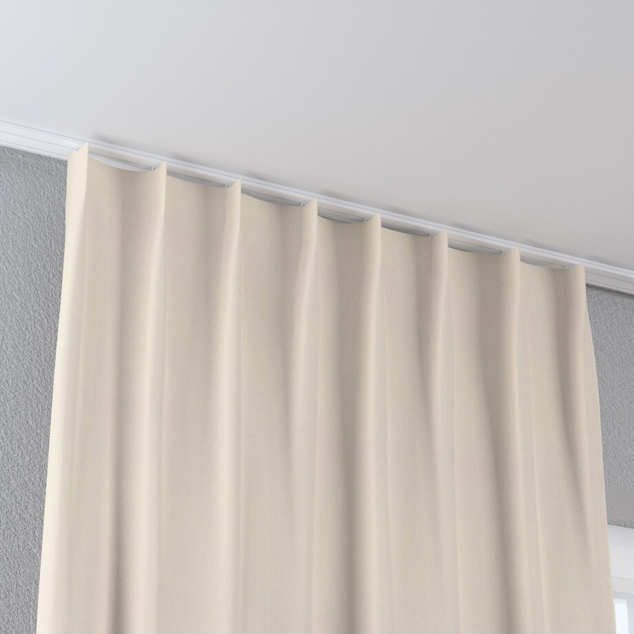 Zasłona na haczykach flex pojedynczych 130x260 jasny beżowy