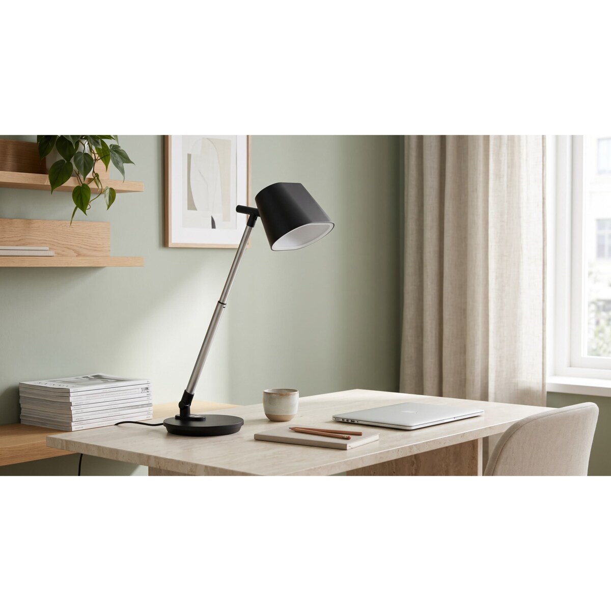 Lampka biurkowa K-BL1527 CZARNY z serii BOLEK
