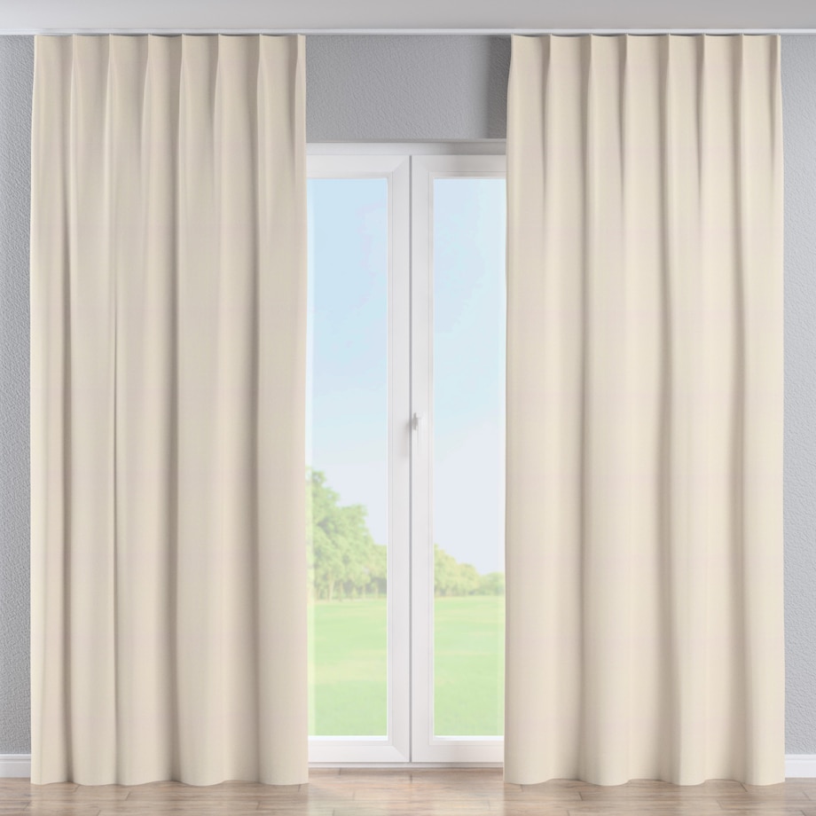 Zasłona na haczykach flex pojedynczych 130x245 jasny beżowy