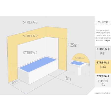 Kinkiet LAMPA ścienna SHINE ML4379 Milagro łazienkowa OPRAWA listwa LED 7W 4000K nad lustro IP44 czarna