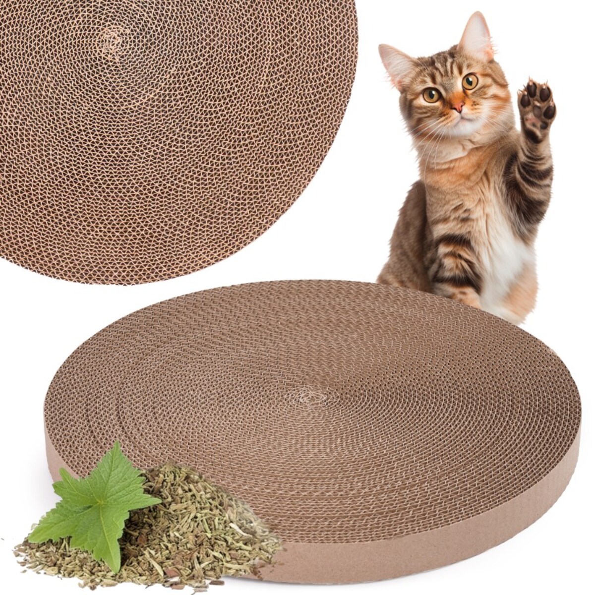 Wkład Do Drapaka Drapak Z Tektury Tekturowy Okrągły Duży Wymienny Kartonowy