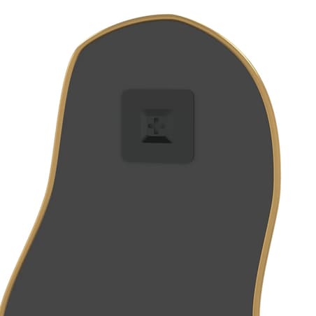 vidaXL Lustro ścienne, złote, 70x30 cm