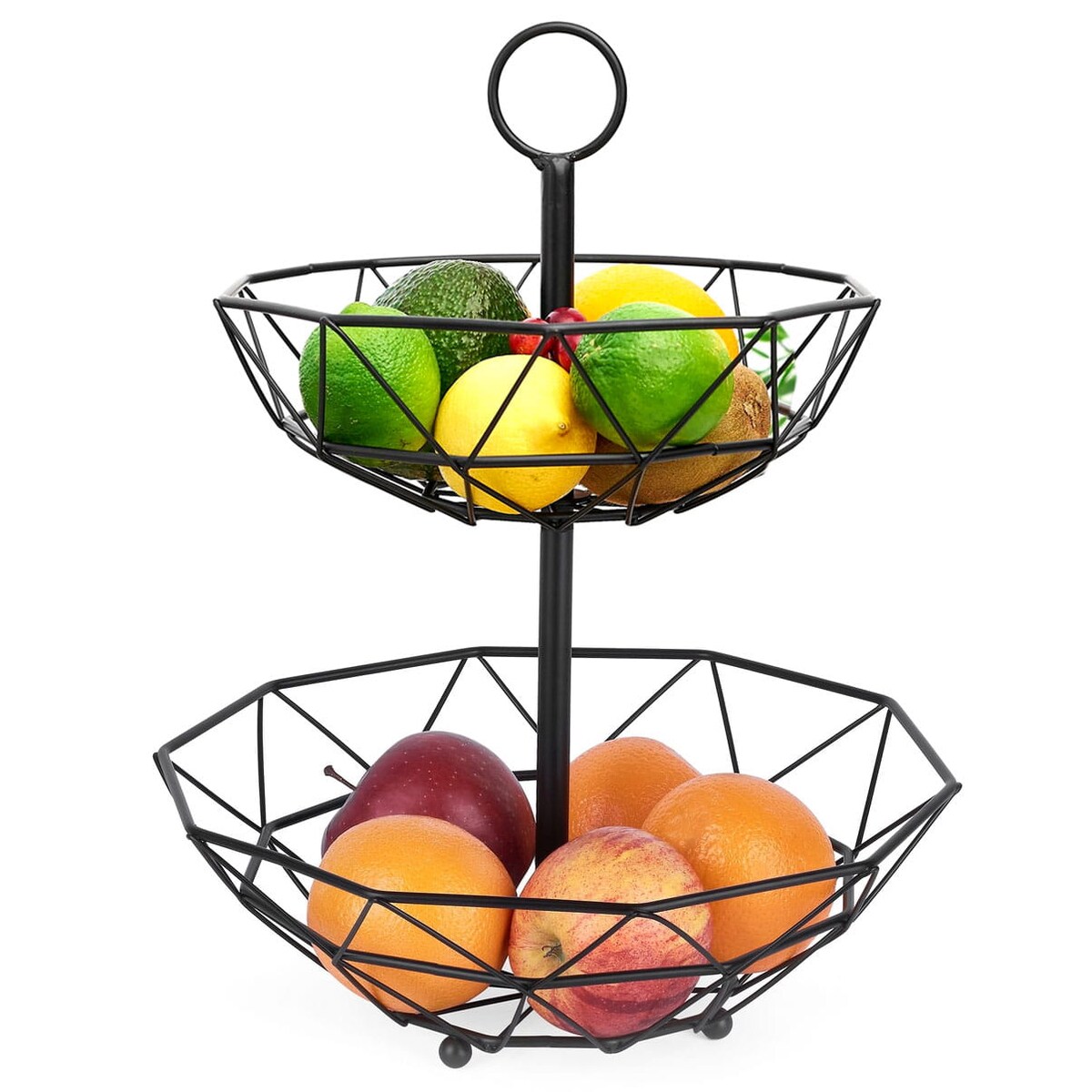 Koszyk patera stojak na owoce 2-poziomowy 30/24cm KRISBERG