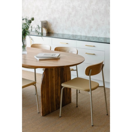 Duży stół drewno akacjowe Delta 200x105 cm brązowy