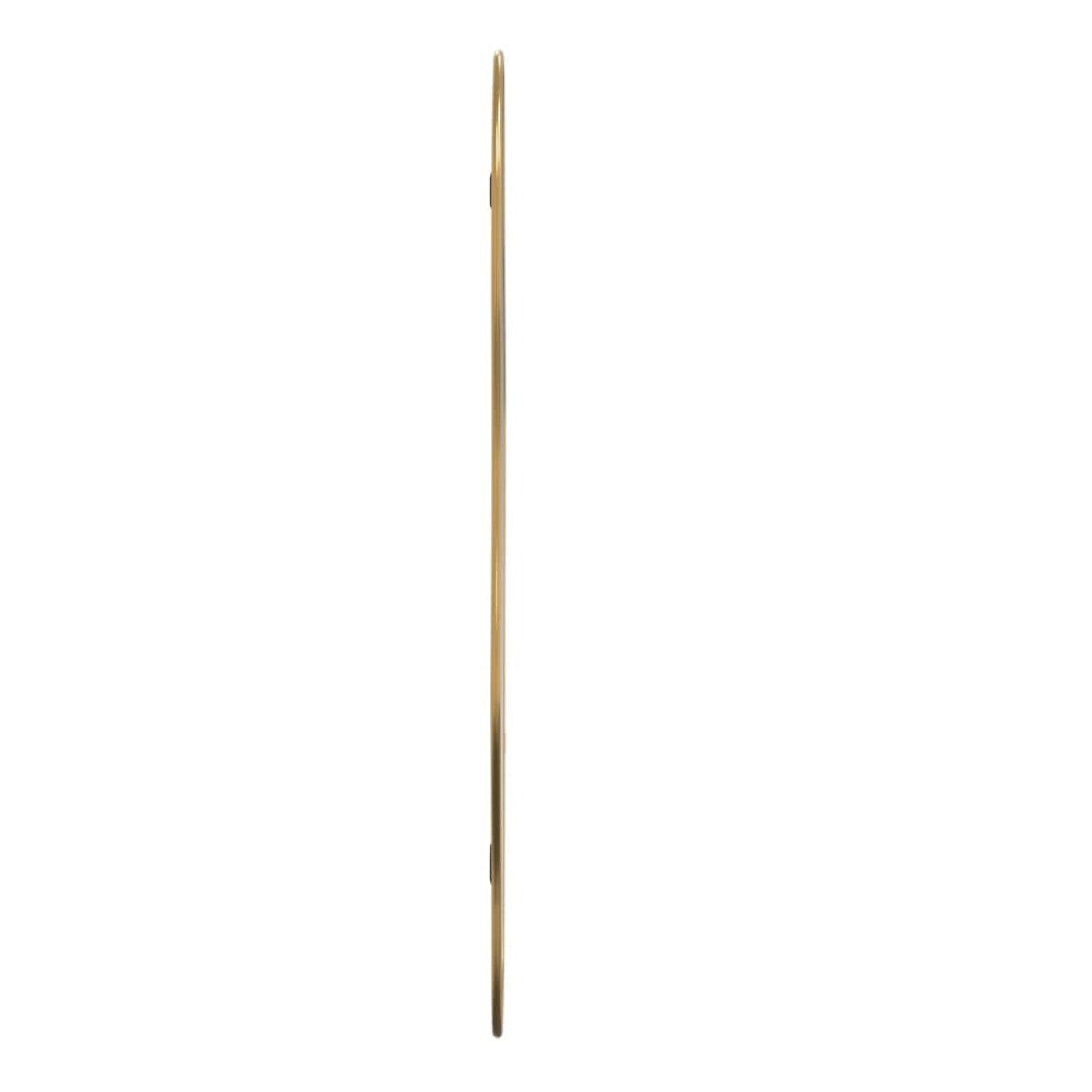 vidaXL Lustro ścienne, złote, 100x45 cm