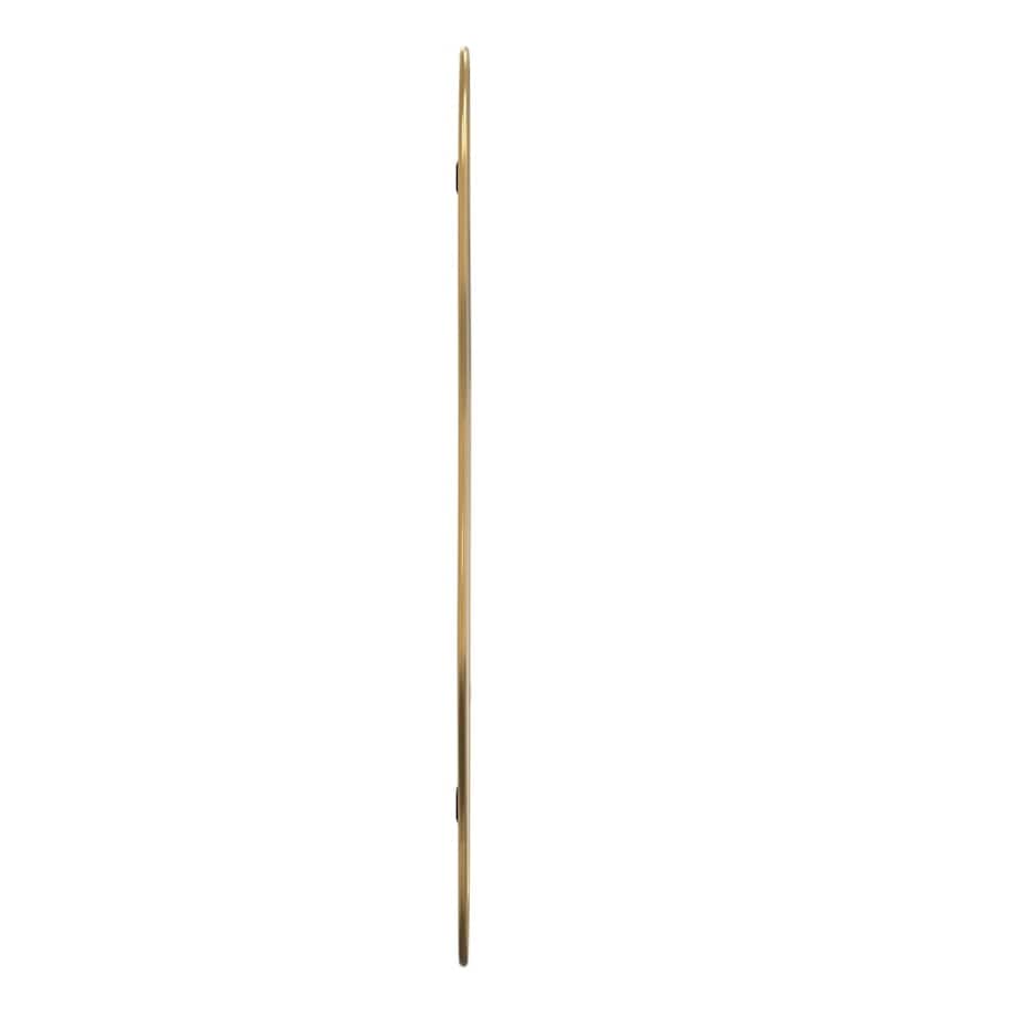 vidaXL Lustro ścienne, złote, 100x45 cm