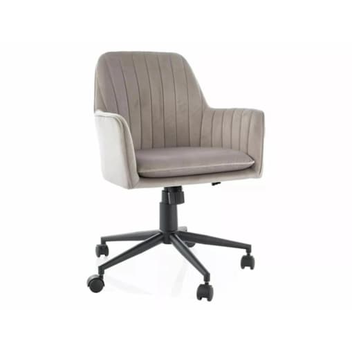 Fotel biurowy Q-886 VELVET ciemnobeżowy