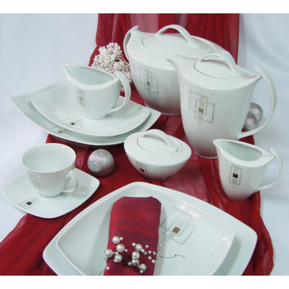 Garnitur do kawy dla 12 osób 39 el. Akcent Arna E635