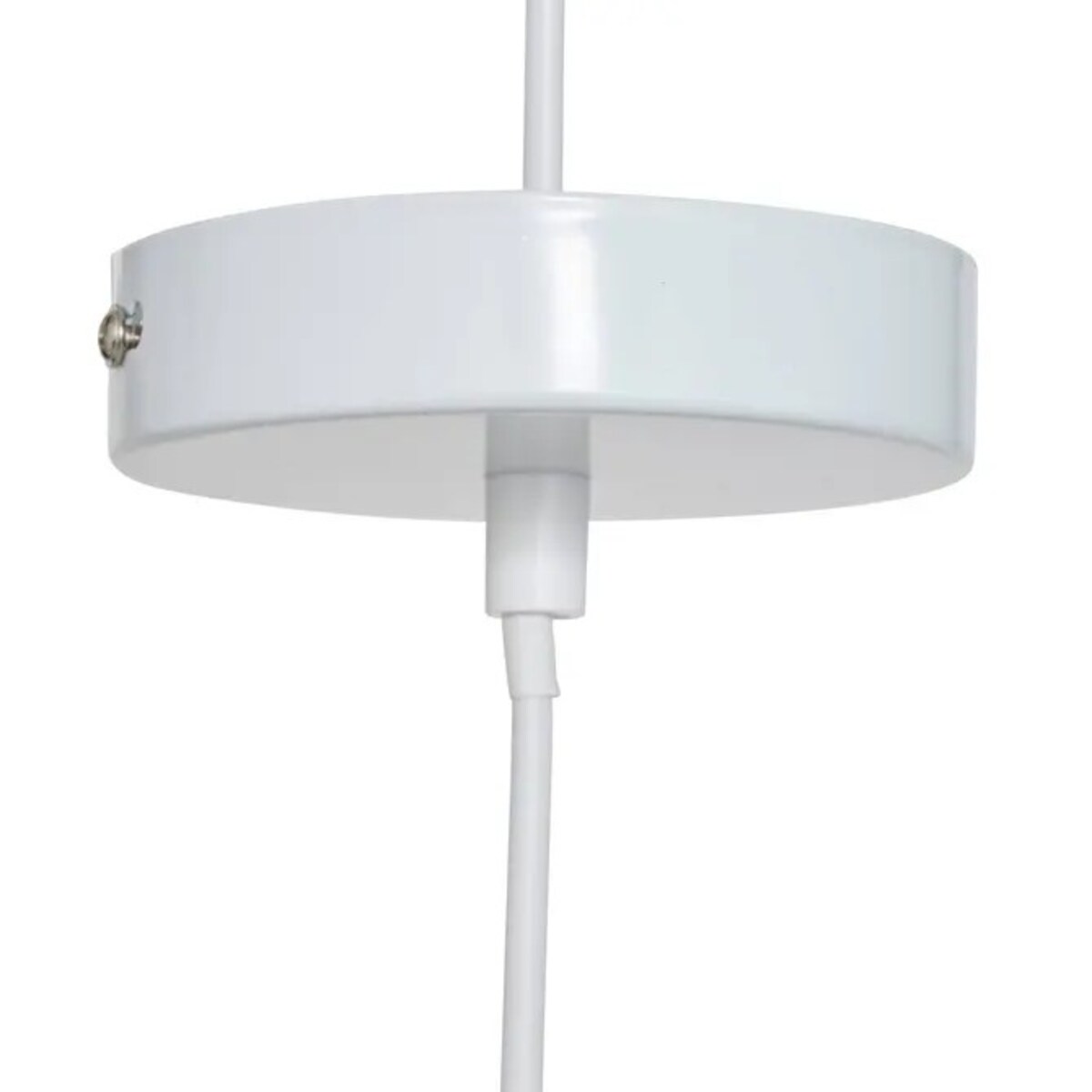 Lampa wisząca, ceramiczna, biała, Bruna, 23 cm