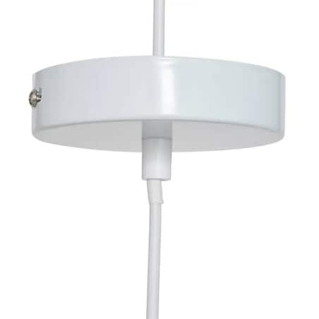 Lampa wisząca, ceramiczna, biała, Bruna, 23 cm