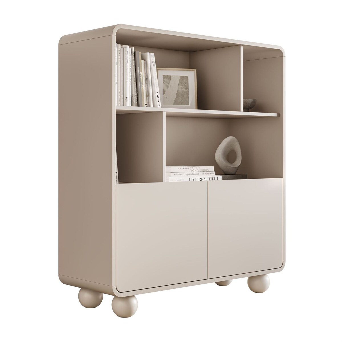 Dwudrzwiowy regał OLIVIO RG108 kaszmir