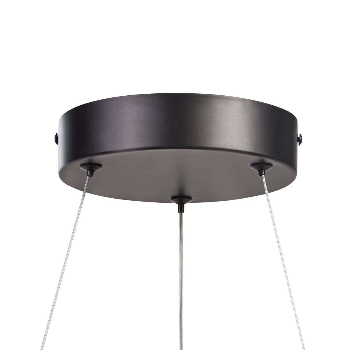 Lampa wisząca LED metalowa czarna SURKO