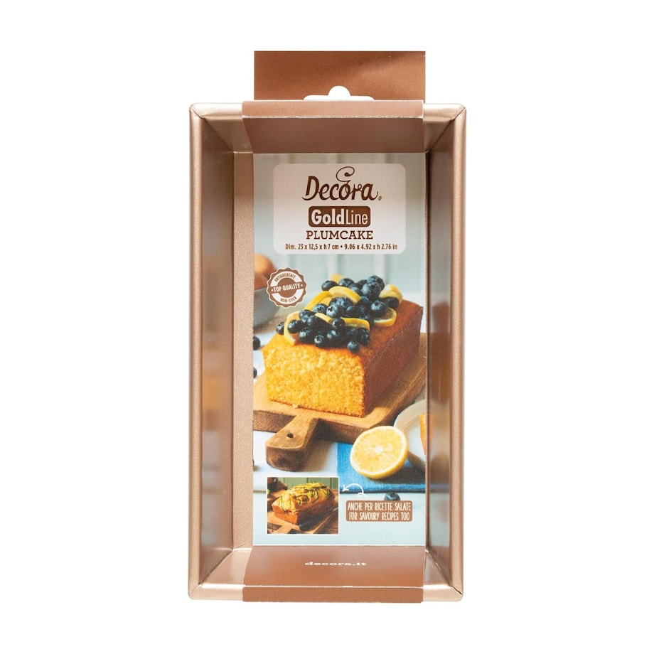 Decora keksówka złota Gold Line 23 cm x 12,5 cm