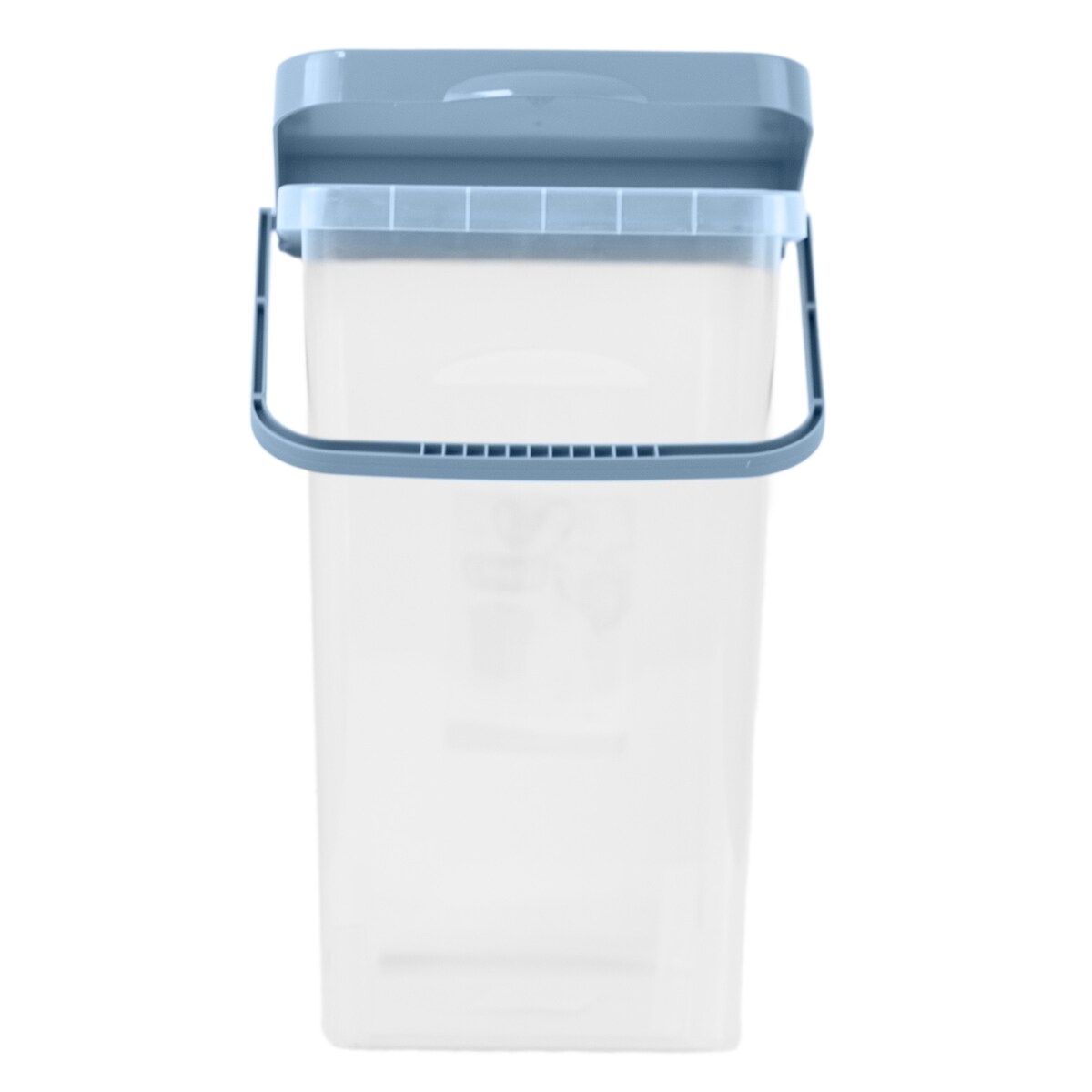 Pojemnik Plastikowy Na Karmę Proszek Z Klapą Pokrywką 10 L Niebieski