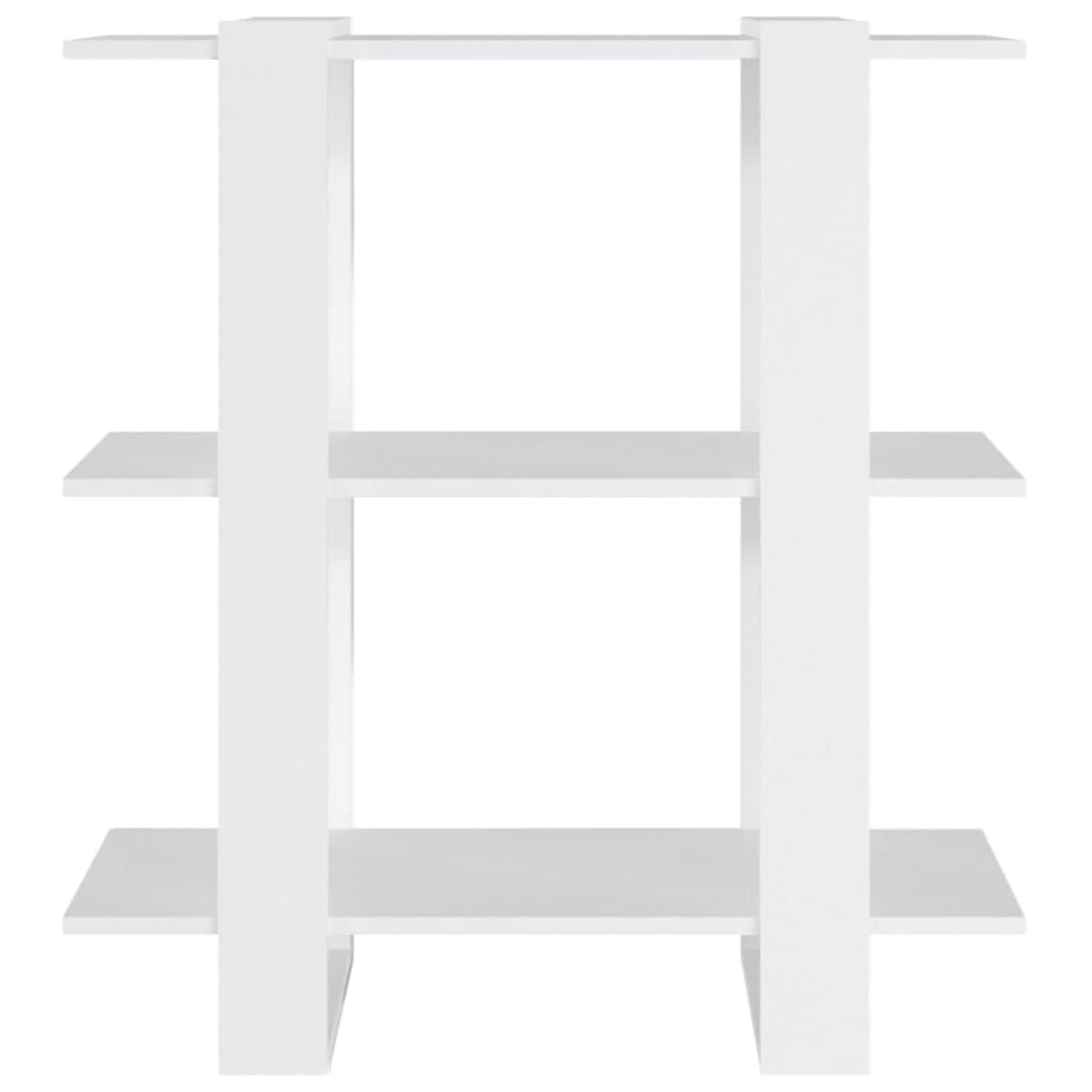 vidaXL Regał na książki/przegroda, biały, 80x30x87 cm