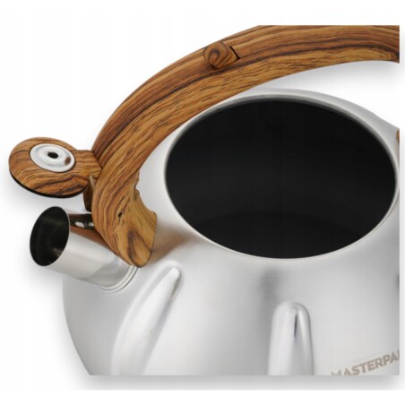 Duży Tradycyjny Czajnik Z Gwizdkiem Stali Nierdzewnej 3L Na Indukcję Gaz