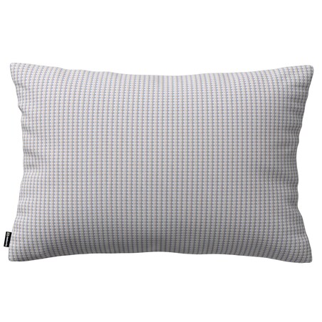 Poszewka Kinga na poduszkę prostokątną 47x28 beżowo-niebieski