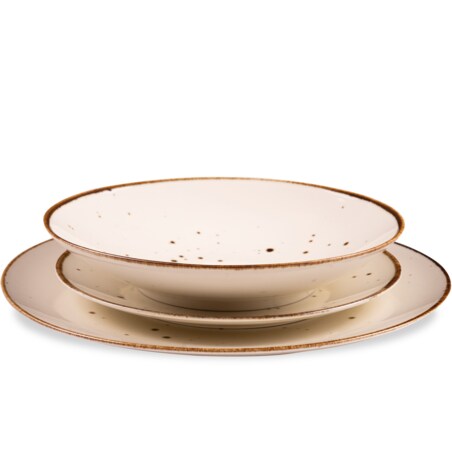 Konsimo ALUMINA Serwis obiadowy 6os. (18el.)