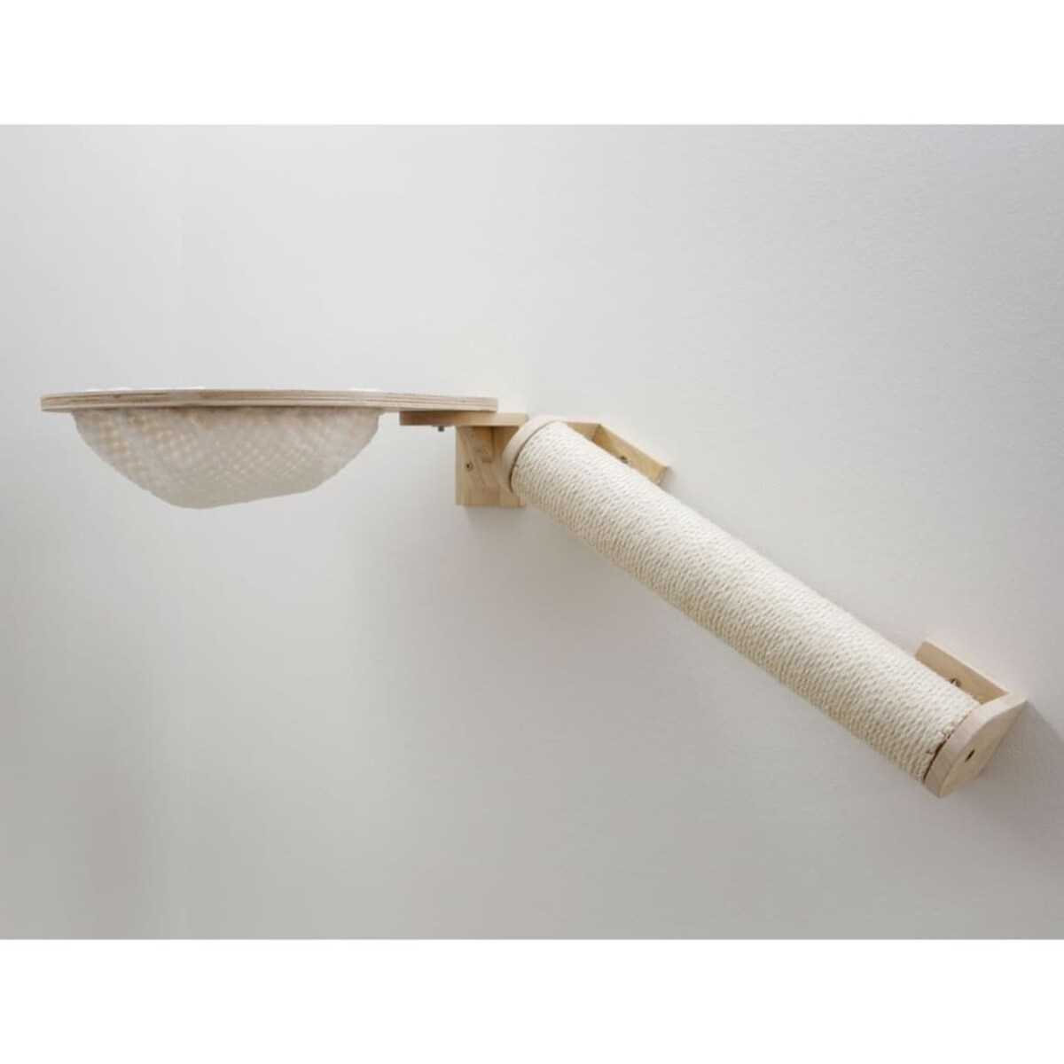 Kerbl Ścianka wspinaczkowa dla kota Andes, 52x40x32cm, naturalno-biała