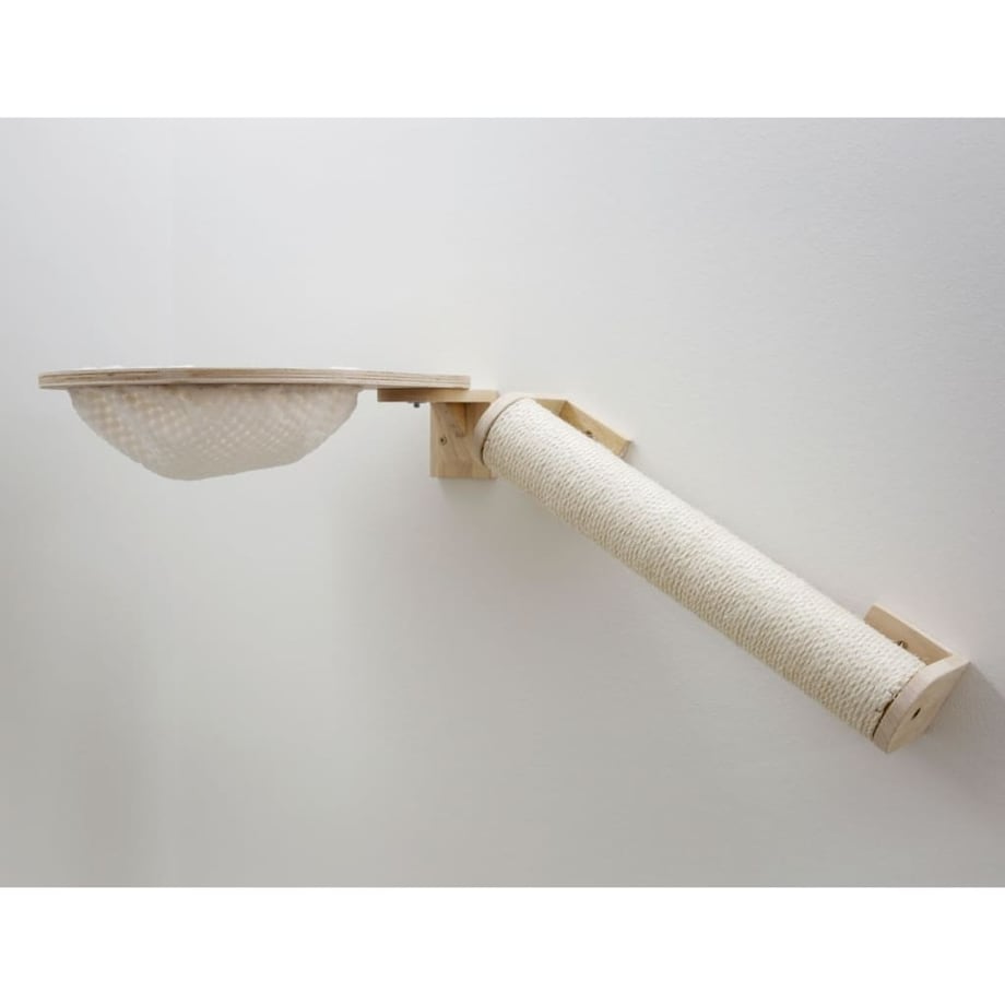 Kerbl Ścianka wspinaczkowa dla kota Andes, 52x40x32cm, naturalno-biała
