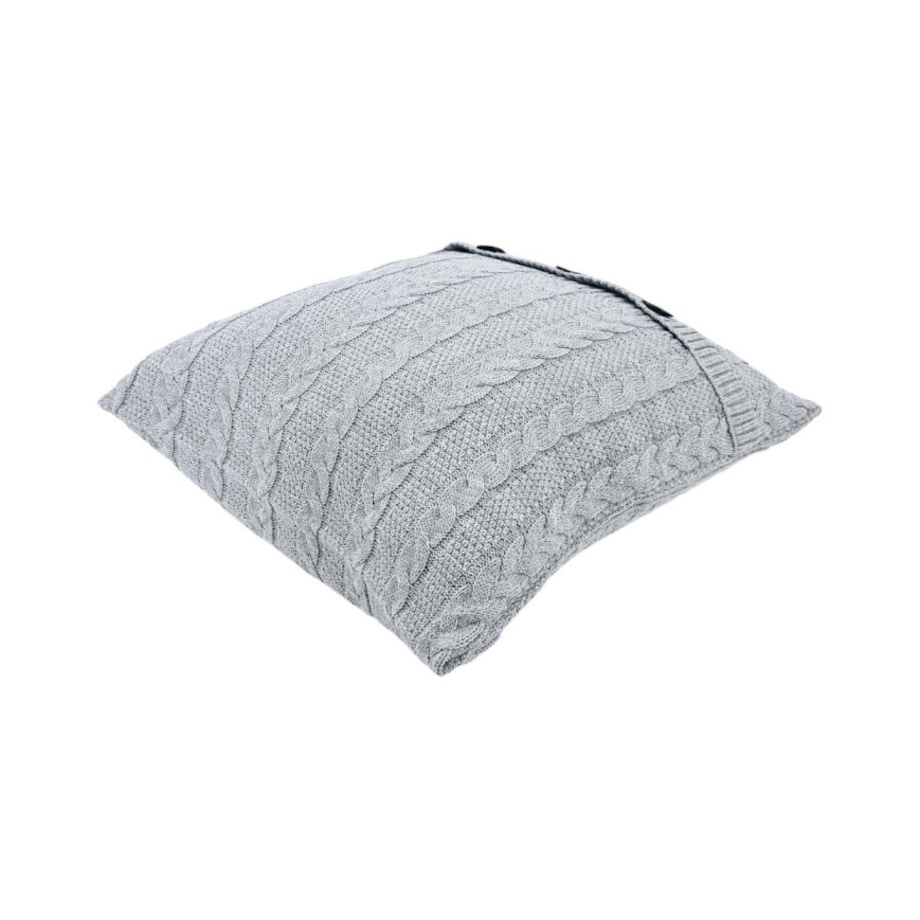 Poszewka dzianinowa bawełniana – VENEZIA POPIEL